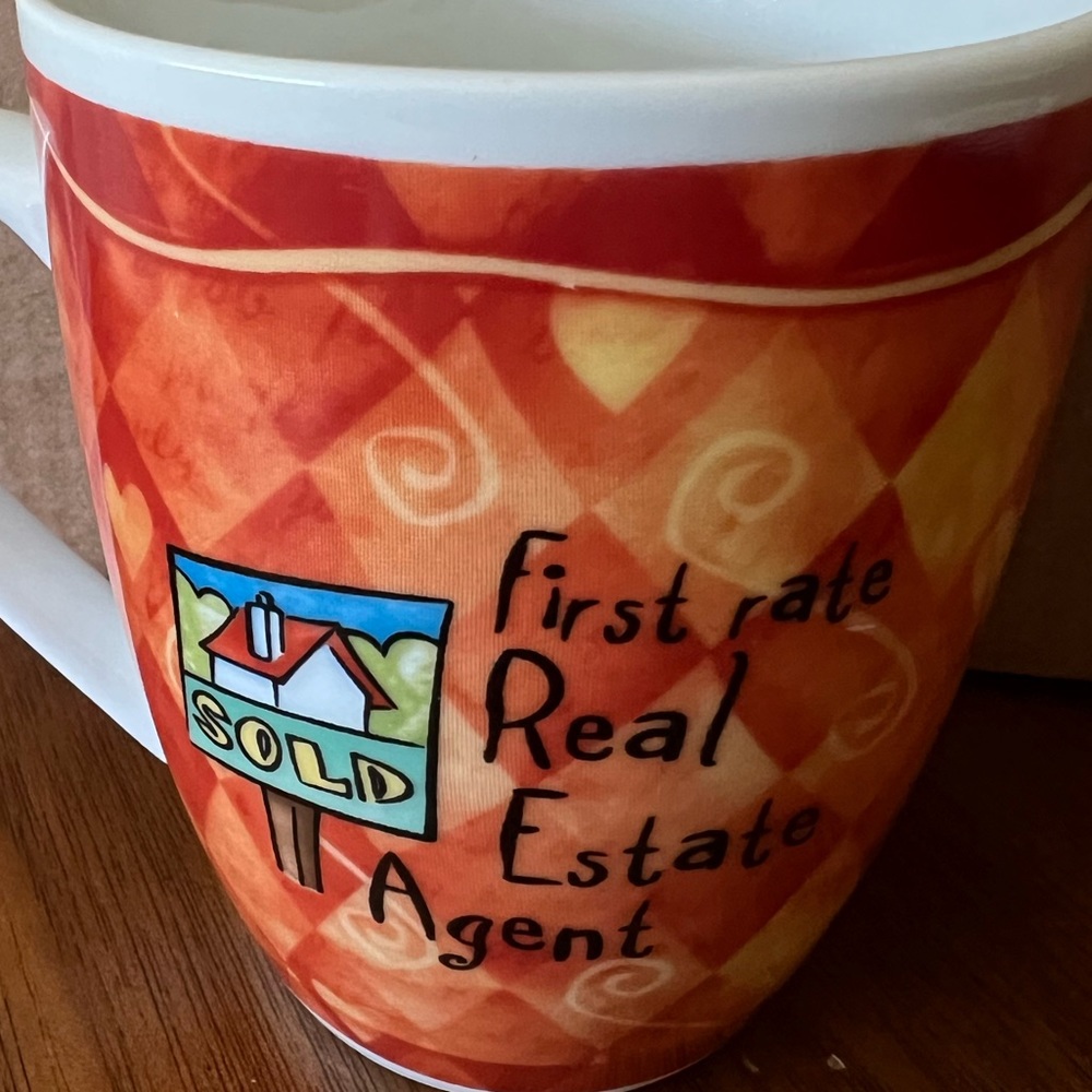 History and Heraldry Real Estate Fine Porcelain Mug